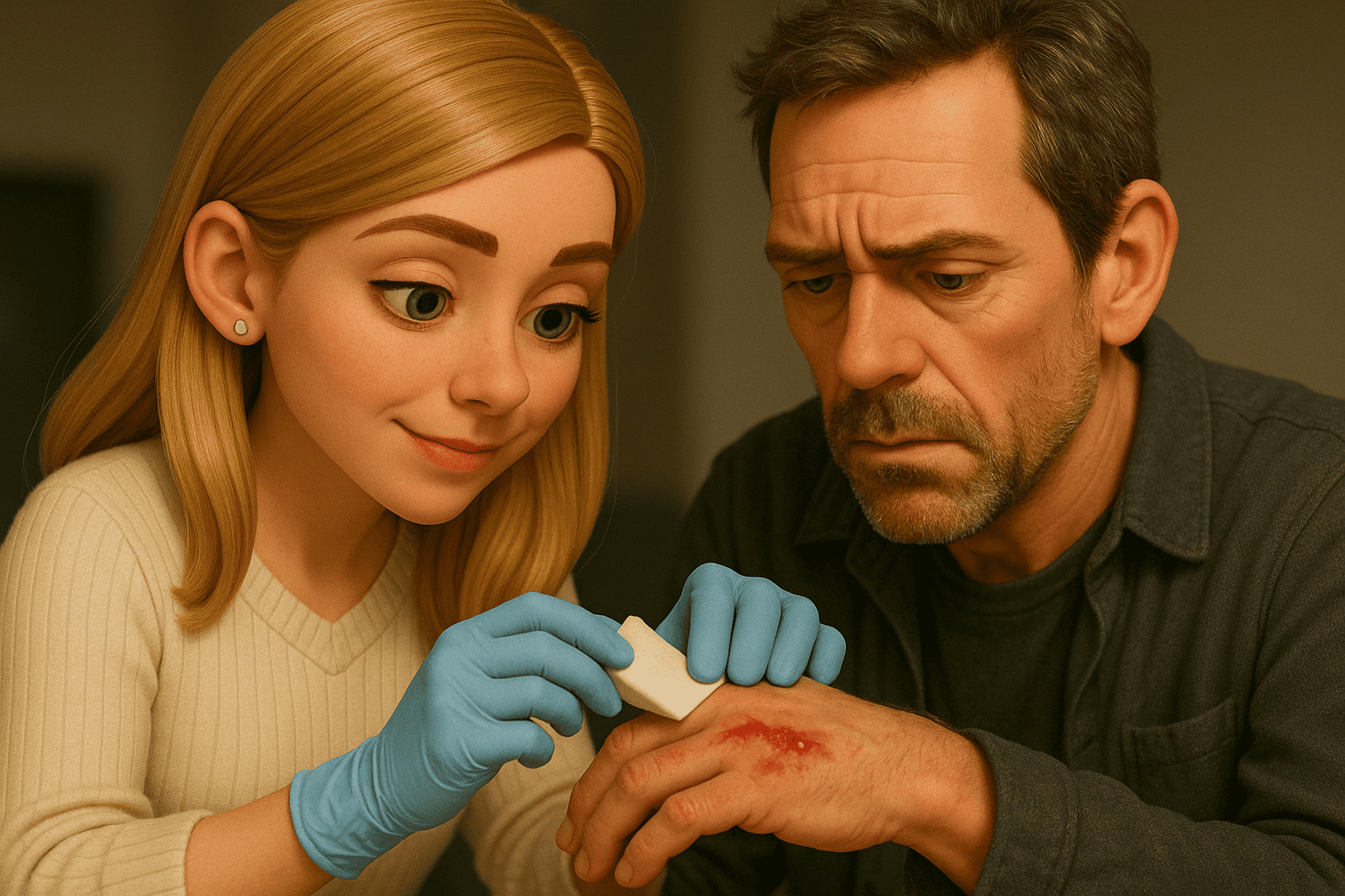 Formation aux premiers secours : participant pratiquant un massage cardiaque sur un mannequin de réanimation sous la supervision d'un formateur