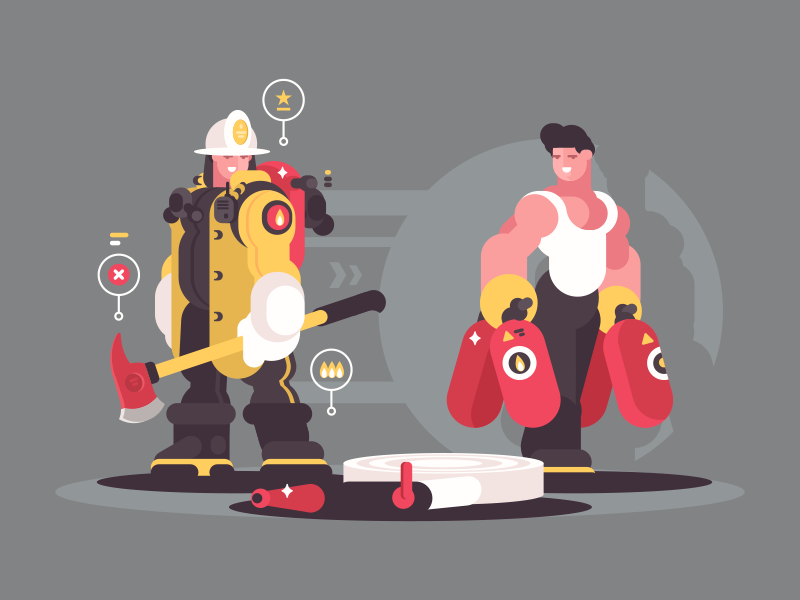 firefighters