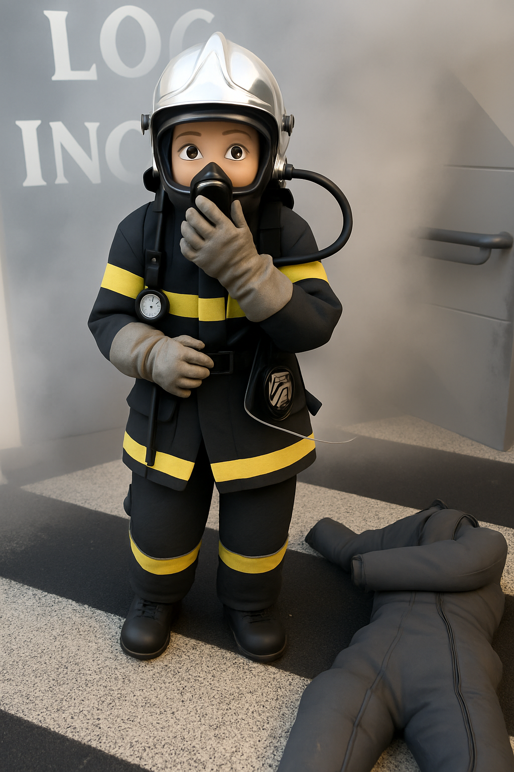 Intervention sur un feu réel lors d'une formation Équipier de Seconde Intervention